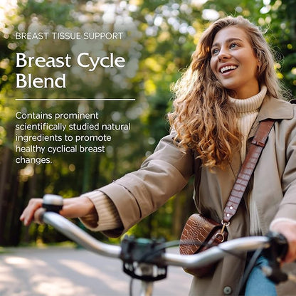 Vitanica Breast Cycle Blend, Breast Cycle Support, Iodine, Borage Seed Oil, Chaste Tree Berry (Vitex), Dandelion, Vegan/Vegetarian, 60 Capsules