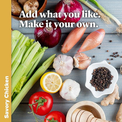 Keto Chow Savory Chicken | Keto Meal Replacement Shake Powder | Nutritionally Complete | Low Carb | Delicious Easy Meal Substitute | Protein Rich You Choose The Fat | Single Meal Sample