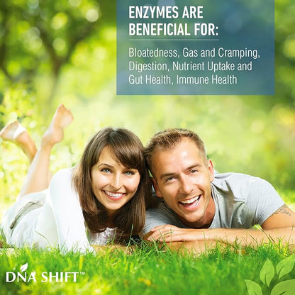 Digestive Enzymes for Men and Women - Enzymes Best for Gut Health & Digestive Health - Ultra Digestive Enzymes May Ease Constipation, Bloating & Gas - Mealtime Discomfort- All Diets - 60 CT