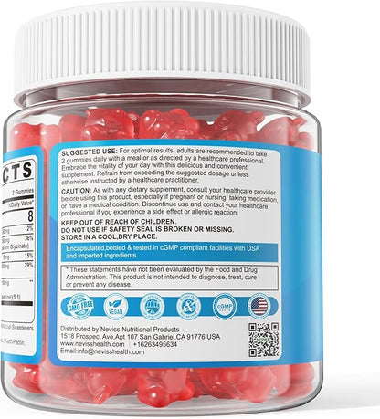 Potassium Citrate 1000mg Gummies, Potassium Magnesium Supplement + Calcium, Zinc, Sodium, Vitamin B6, B12, Support Leg Cramps, Electrolyte Balance, Body Performance, Energy Boost, Sugar Free, 120 Cts