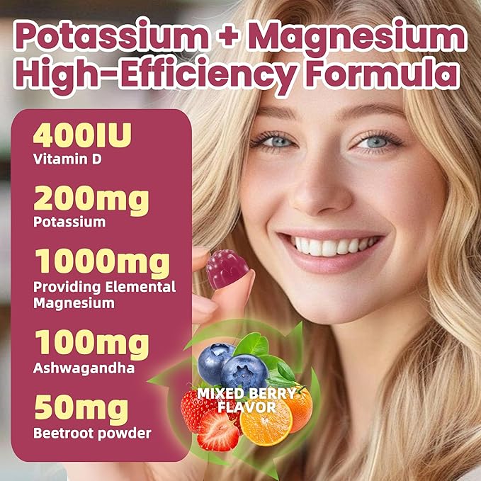 Wekannufod Ashwagandha Gummies 1000mg, 120 Count (2 Pack) – Organic Root Extract, Daily Adaptogen Gummies, Non-GMO, Sugar Free & Gluten Free