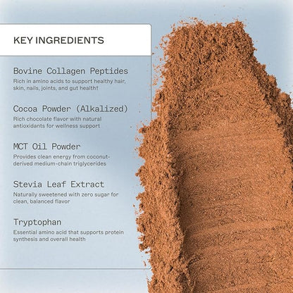 Amy Myers MD Paleo Protein Powder - Mocha Latte, 20 Servings - Collagen-Based Gut Function Support - Gluten-Free & Non-Dairy Protein Supplement