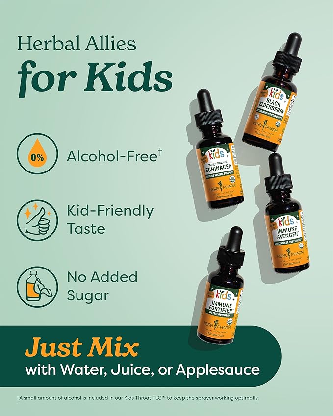 Kids Fast Asleep – Tasty, Organic, Alcohol-Free Kids Sleep Support Herbal Extract With Lemon Balm, California Poppy & Passionflower, Soothes Nap & Nighttime Transitions, Vegan, 1 Oz