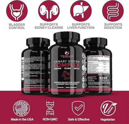 THE ENCLARE NUTRITION D Mannose Capsules|1000mg with Cranberry Pills for Women & Men, Hibiscus & Dandelion. Fast-Acting Urinary Tract Health, Bladder Control, Liver Support, Kidney Cleanse & Detox(2)