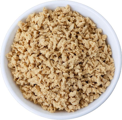 PURIS Pantry Textured Pea Protein, Unflavored Meatless Vegetable Crumbles, Soy Free, Gluten Free, 21g of Protein per Serving, Plant-Based Vegan Meat Substitute, Equivalent to 60 Pounds Ground Beef | 20 lbs Bag in Box