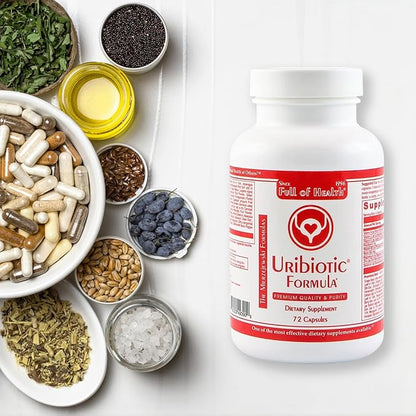 Uribiotic Formula [72 Capsules] Since 2003 – Advanced Support for Urinary Bladder, Prostate & Kidney Health | Dietary Supplement | 60 Quality Ingredients