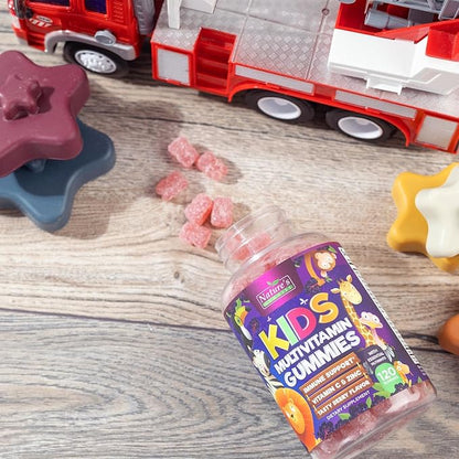 Multivitamin for Kids - Complete Daily Children's Multi Vitamin Gummy Chew with Vitamin D, B Vitamins, Zinc & More - Energy, Memory Focus & Immune Health Support - Natural Berry Flavor - 120 Gummies