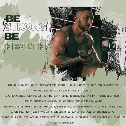 Focus + Energy + Performance Support-6-in-1 Mushroom Nootropic & Mitochondrial Complex-Advanced Brain Supplement-Natural Energy-Caffeine Free Biohack with Lion’s Mane,Cordyceps,Mumijo,Fenugreek