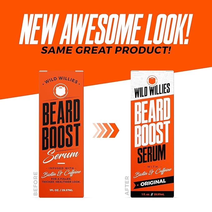 Wild Willies All-in-One Beard Growth Kit - Includes Beard Boost Serum Oil & Growth Supplement, Boar Bristle Brush - Perfect Grooming Kit for Men - Achieve Thicker, Fuller, Healthier Beard