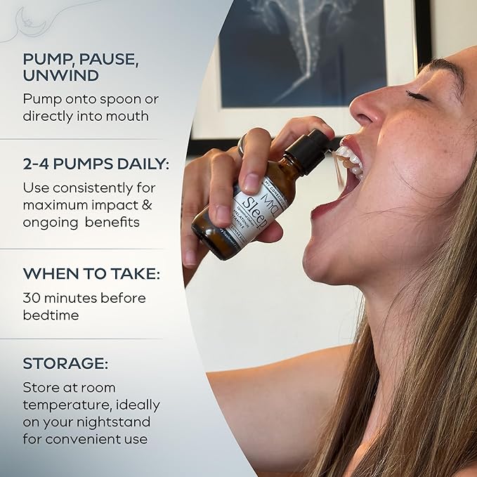Sleep Liposomal Supplement with Low-Dose Liquid Melatonin Kids and Adults - Relaxation Aid, Deep Restorative Sleep Support - Vegan and Clean - Advanced Absorption - Berry Flavor - 60 Pump Servings