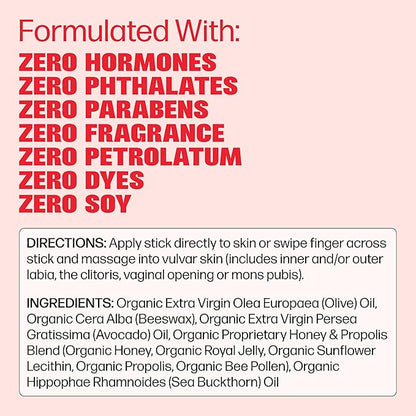 VMAGIC by Medicine Mama Lips Stick – Travel Size Organic Vulva Balm – Relieves Feminine Dryness, Itching, Burning, Redness, Irritation – Hormone Free – 6 Pack, 15 ml Each