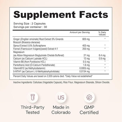Nourished Period + PMS Repair - Menstrual Cycle Support Supplement for Women - Vegan Formula for Monthly Cycles, Cramping, Mood, Headaches - 120 Capsules