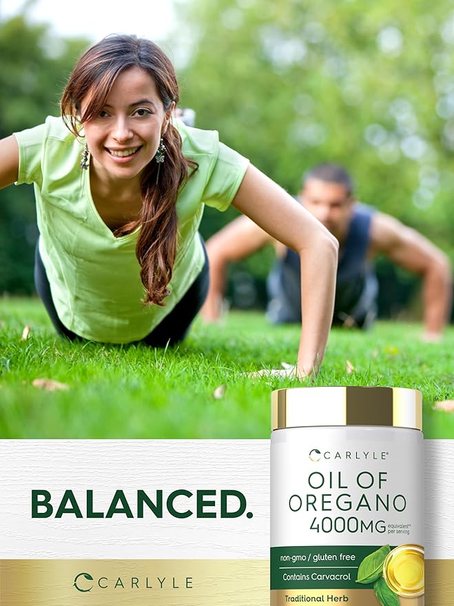Carlyle Oregano Oil Supplement | 150 Softgel Capsules | Contains Carvacrol | Non-GMO & Gluten Free Formula