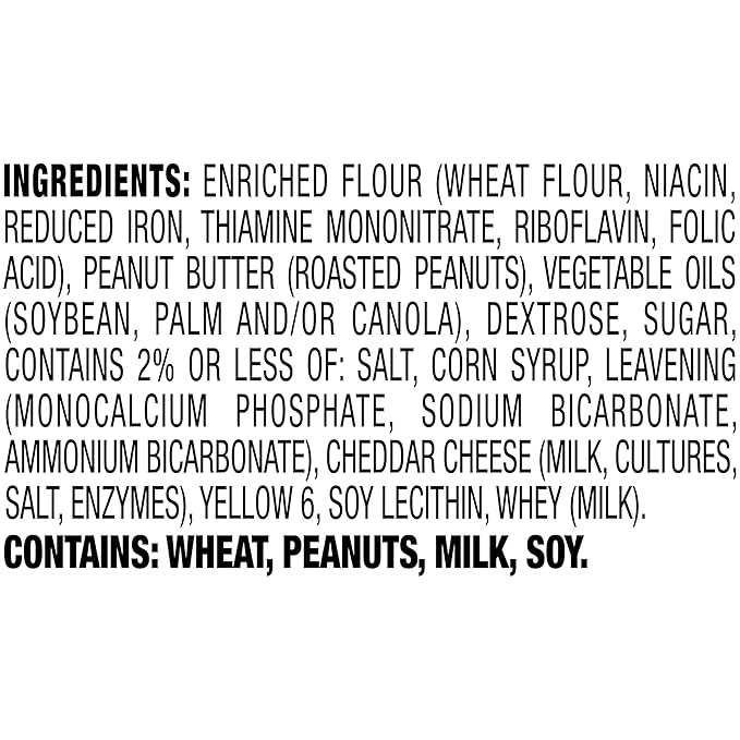Lance ToastChee Peanut Butter, 10 Count 1.52 Oz