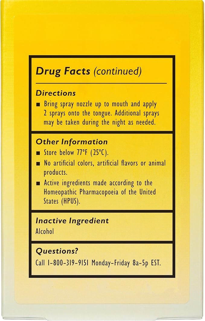 Bach RESCUE SLEEP Spray 7mL, Natural Sleep & Stress Relief Aid, Homeopathic Flower Essence, Vegan, Free of Melatonin, Sugar, and Gluten, Non-Narcotic, Non-Habit Forming