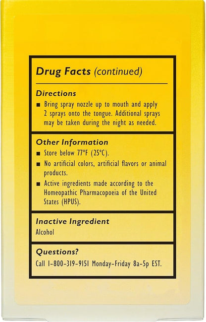 Bach RESCUE SLEEP Spray 7mL, Natural Sleep & Stress Relief Aid, Homeopathic Flower Essence, Vegan, Free of Melatonin, Sugar, and Gluten, Non-Narcotic, Non-Habit Forming