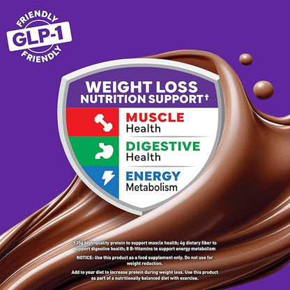 BOOST Advanced Nutritional Protein Shake, Weight Loss Nutrition Support*, 35g High Protein GLP-1 Friendly Shake, Ready to Drink - Rich Chocolate, 12-11 FL OZ (325 mL) Cartons