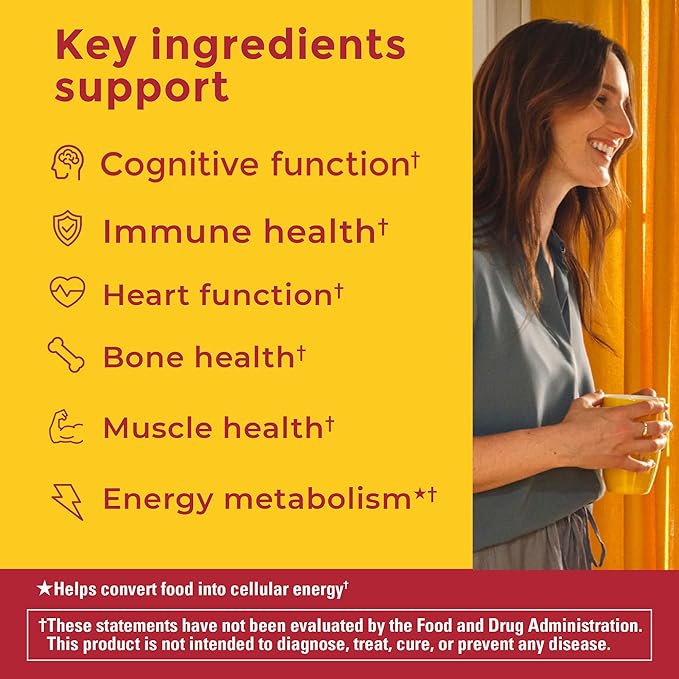 Nature Made Advanced Multivitamin Gummies for Adults, Women's and Men's Multivitamin Gummies with Magnesium Citrate, Calcium & B Vitamins, Daily Support, 90 Gummies, 30 Day Supply