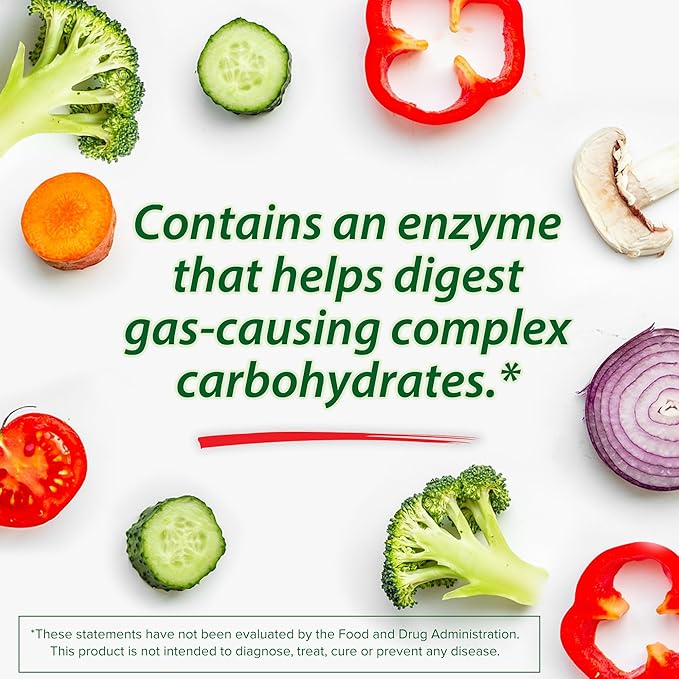 Beano Meltaways Digestive Enzyme Supplement - Strawberry Flavor, Dissolvable Supplement with Enzymes for Digestion, Gas Prevention & Bloating Relief, 15 Count