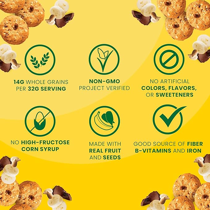 belVita Energy Snack Bites, Banana, Dark Chocolate and Sunflower Seed, 5 oz Bag (Pack of 2)