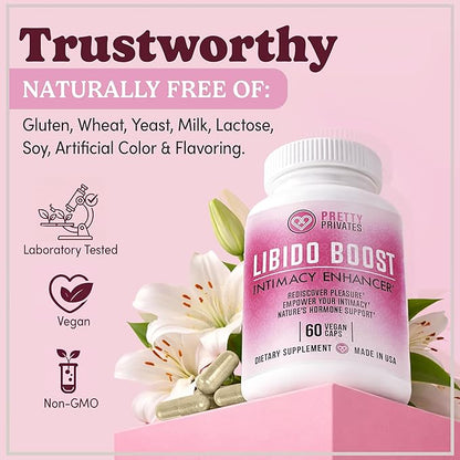 Premium Female Libido Booster for Women - Fast-Acting Mood Booster & Energy Support, Natural Formula to Enhance Desire - Women’s Wellness, Confidence, Hormonal Balance, Intimacy & Energy Boost