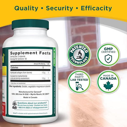 Genacol Glucosamine and Collagen Joint Supplement 270 Capsules