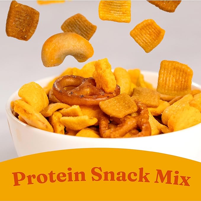 Catalina Crunch Protein Snack Mix with Cheese Crisps | 10g Protein, 1g Sugar per Serving | Good Source of Fiber, Keto, Gluten Free | Variety Pack 4 Flavors (Pack of 4) - Packaging May Vary