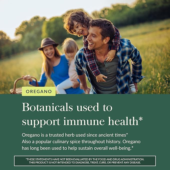 Gaia Herbs Oil of Oregano - Immune & Antioxidant Support Supplement - with Oregano Oil, Carvacrol & Thymol* - 120 Vegan Liquid Phyto-Caps (120 Servings)
