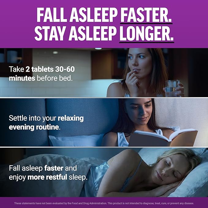 Force Factor Somnapure Drug-Free Sleep Aid for Adults for Occasional Sleeplessness with Melatonin & Valerian, Non-Habit-Forming Sleeping Pills, Fall Asleep Faster, Wake Up Refreshed, 60 Tablets