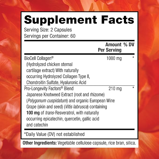 Reserveage Beauty Collagen Booster - Supplement for Skincare & Joint Health - Supports Healthy Collagen Production for Women - 120 Capsules (30 Servings)