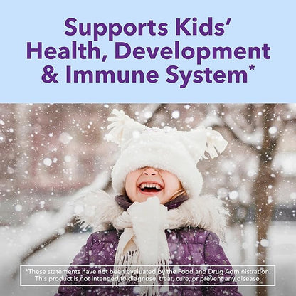 L'il Critters Frozen Daily Kids Multivitamin Gummies Assorted Berry Flavors for Ages 2+ Toddlers and Kids, Disney Multivitamin Gummies with 11 Essential Nutrients, 95-190 Day Supply, 190 ct