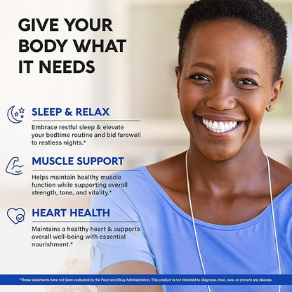 Magnesium Citrate Capsules 1000mg | High Absorption Supplement - Sleep, Muscle & Heart Support - Vegan | Non-GMO - Made in USA - As Powder | Pills | Tablets - 120 Capsules, 2 Month Supply