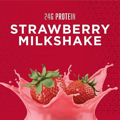 BSN SYNTHA-6 EDGE Protein Powder, Strawberry Protein Powder with Hydrolyzed Whey, Micellar Casein, for Muscle Gain, Low Sugar, 24g Protein, Strawberry Milkshake, 28 Servings, 2.34 Pound (Pack of 1)