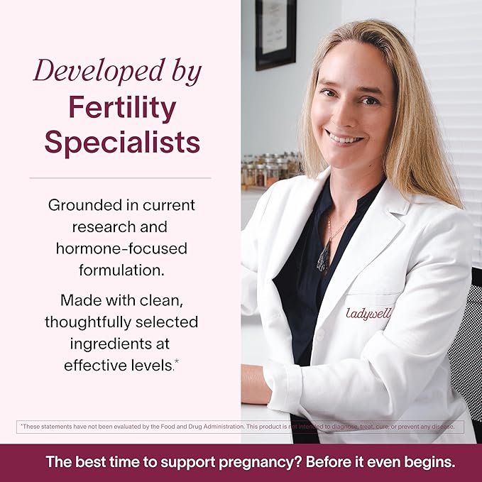 Ladywell Prenatal Multivitamin | Conception, Pregnancy & Postpartum | Key Ingredients Including DHA, Folate & Iron | Expertly-Formulated & Tested | Designed for Absorption with Nausea Support, 2-Pack