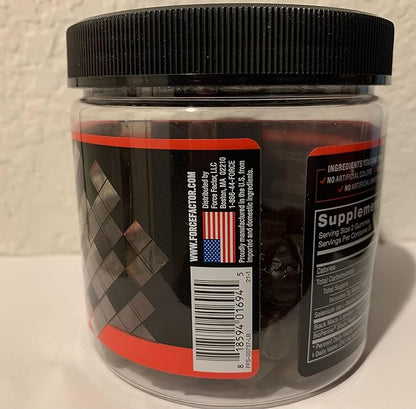 Force Factor Black Maca Gummies, 2-Pack, Black Maca Root to Enhance Male Vitality, Increase Energy & Strength, with BioPerine for Superior Absorption, Delicious Passion Berry Flavor, 120 Gummies