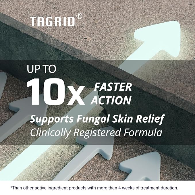 TAGRID Antifungal Cream for Ringworm & Tinea Versicolor, Maximum Strength Antifungal Care for Men & Women, Daily Use for Body Skin, Fast Itch Relief, 100g
