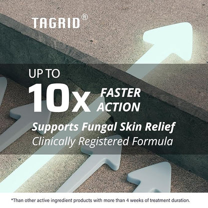 TAGRID Antifungal Cream for Ringworm & Tinea Versicolor, Maximum Strength Antifungal Care for Men & Women, Daily Use for Body Skin, Fast Itch Relief, 100g