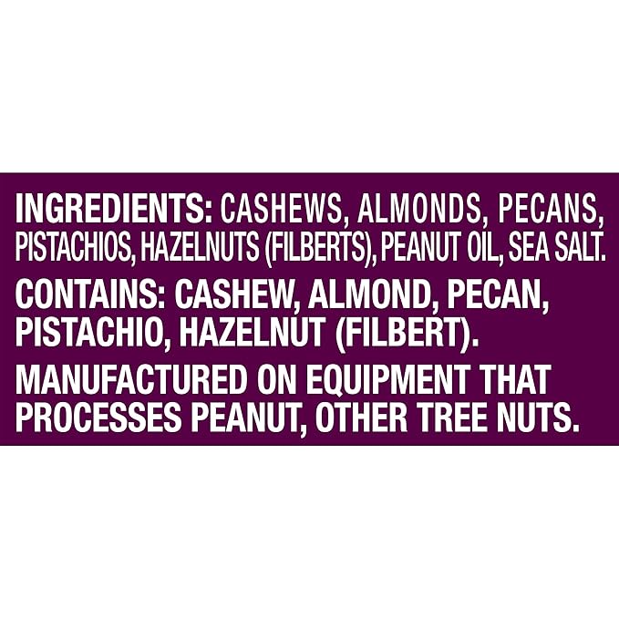 PLANTERS Deluxe Mixed Nuts with Sea Salt,27 oz Resealable Container - Variety Mixed Nuts Snacks with Cashews,Almonds,Pecans,Pistachios & Hazelnuts - Energy Boost - Kosher,(Pack of 2)