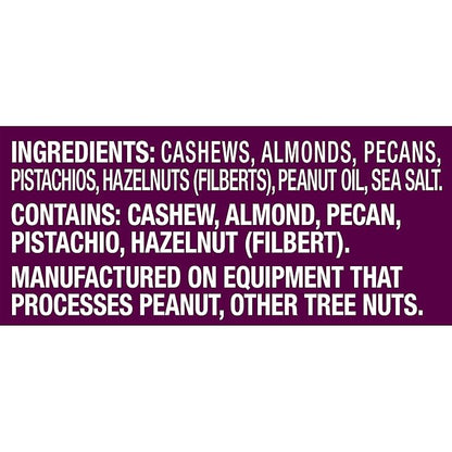 PLANTERS Deluxe Mixed Nuts with Sea Salt,27 oz Resealable Container - Variety Mixed Nuts Snacks with Cashews,Almonds,Pecans,Pistachios & Hazelnuts - Energy Boost - Kosher,(Pack of 2)