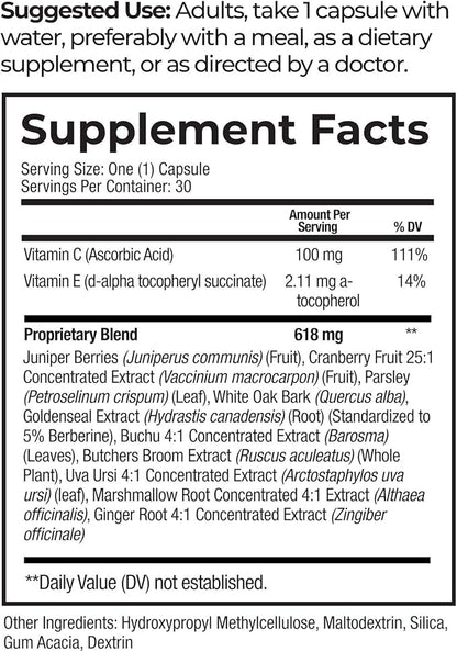 Best Life Herbals Ultimate Bladder Support Dietary Supplement 30 Capsules Restore Your Freedom and Confidence - 1 Bottle