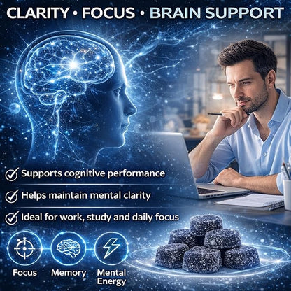 Inditropic Methylene Blue Gummies, 5mg Methylene BlueGummies for Men, Cognitive Support & Mental Focus, Boosts Cellular Energy, 99.9% Pure, Vegan, Non-GMO, 30 Gummies
