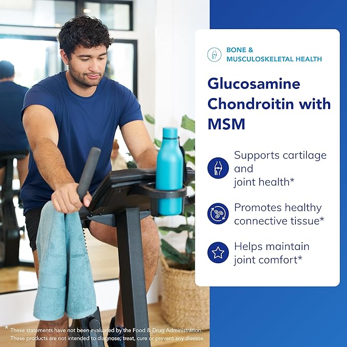 Pure Encapsulations Glucosamine Chondroitin with MSM - Supports Joint Health & Normal Cartilage Formation* - Maintains Enzyme Activity - Gluten-Free & Non-GMO - 240 Capsules
