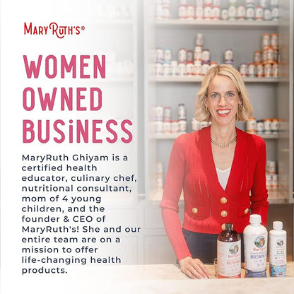 MARYRUTH'S Postnatal & Prenatal Vitamins for Women | Sugar Free | Womens Multivitamin for Pre-Conception, Pregnancy & Nursing | Ginger | Selenium | Folate | Vegan | Non-GMO | Gluten Free | 16 oz