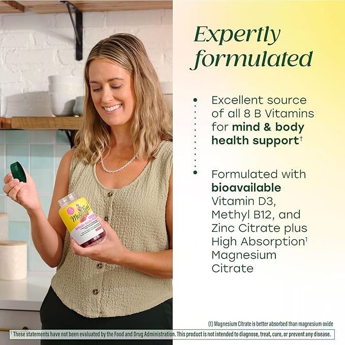 MegaFood Women’s Whole Body Multivitamin Gummies - Multivitamin For Women With Vitamin C, Magnesium Citrate, Vitamin D3, Folate, Biotin & Zinc - Brain, Heart & Immune Support - 90 Gummies, 30 Servings