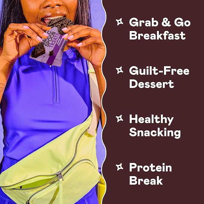 Magic Spoon Treats - 16 High Protein Bars: 4 Blueberry Muffin, 4 Double Chocolate, 4 Marshmallow, 4 Chocolate Peanut Butter - High Protein Gluten Free Snack - Sugar & Gluten Free Protein Cereal Bar