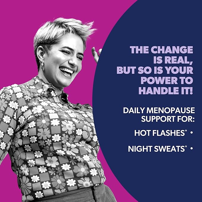 AZO® Daytime Menopause Gummies for Women, Clinically Proven Ingredient for Hot Flashes and Night Sweats*, Menopause Supplements for Women - 30 Gummies