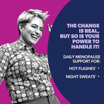 AZO® Daytime Menopause Gummies for Women, Clinically Proven Ingredient for Hot Flashes and Night Sweats*, Menopause Supplements for Women - 30 Gummies