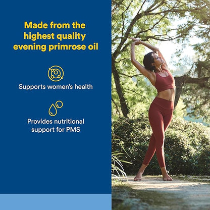 Omega Factors by Natural Factors, Ultra Prim Evening Primrose Oil, Promotes Women's and Immune Health with Omega-6 GLA, 240 softgels (240 servings)