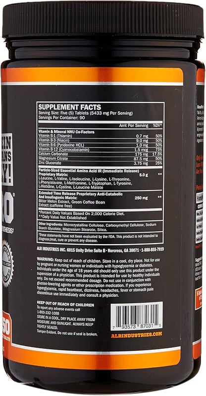 HumaPro Essential Amino Acid Formula | EAA Protein Supplement | Supports Muscle Recovery & Performance | Vegan, Gluten Free | | 450 Tablets | 90 Servings