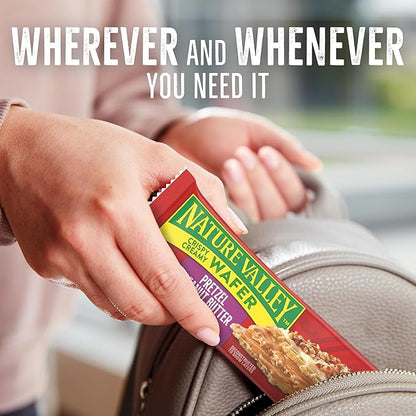 Nature Valley Wafer Bars, Pretzel Peanut Butter, 1.3 oz, 5 ct (Pack of 4)